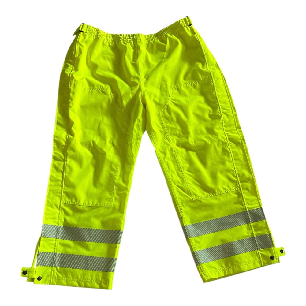 Carhartt 107 2010 Class E High-Visibilty Waterproof Pant Workwear Neon Yellw 2XL